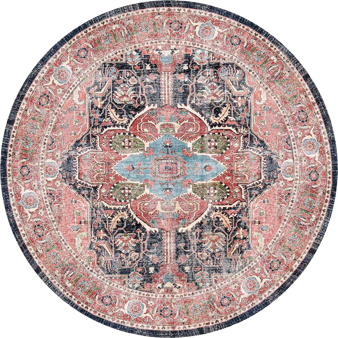 NNEDSZ vintage-crown-kendra-distressed-vintage-distressed-vintage-round-rug 240x240