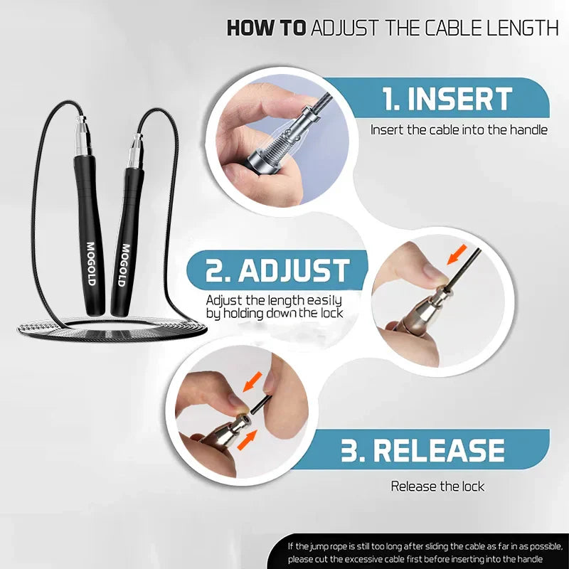 Professional Speed Jump Rope for Gym Fitness-2