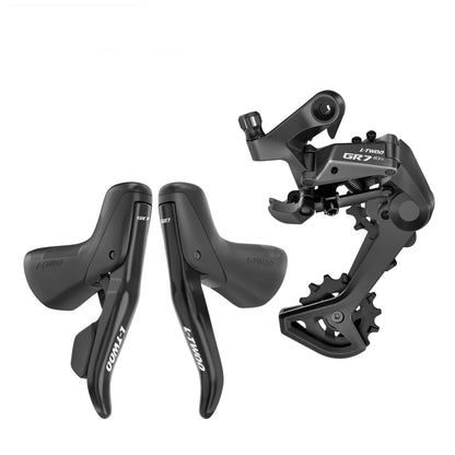 1x10 Bike Speed Road Groupset Black-0