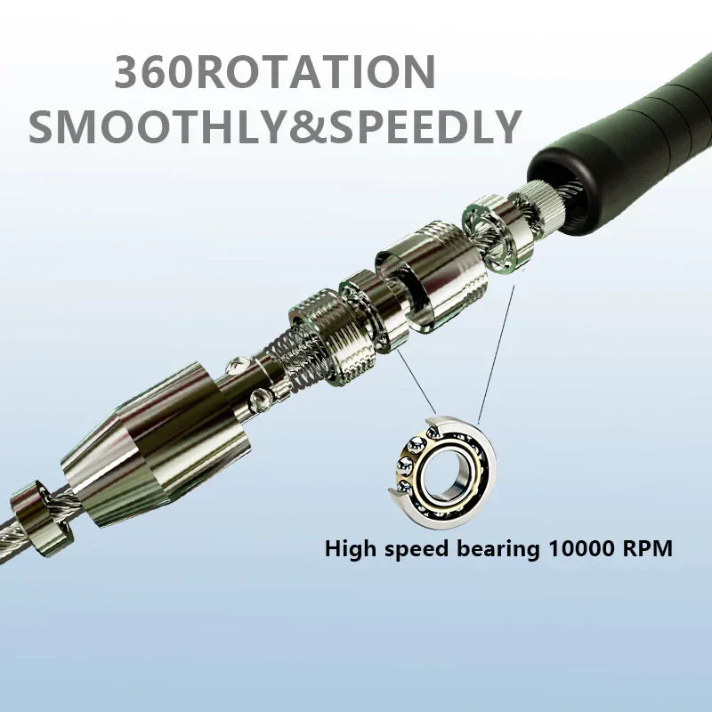 Professional Speed Jump Rope for Gym Fitness-3