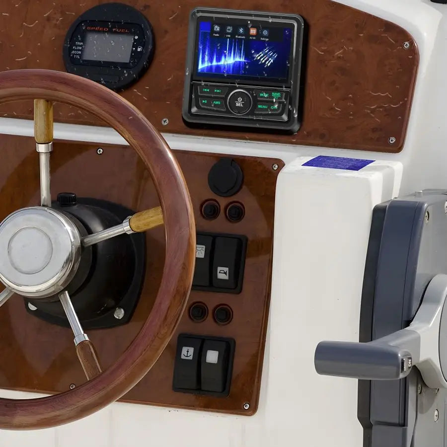 Waterproof Bluetooth Marine Stereo Radio-2