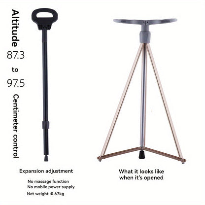 Portable Trekking Pole with Seat and Lock-3